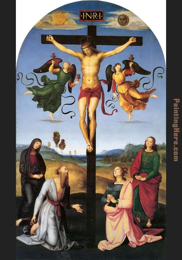 The Mond Crucifixion painting - Raphael The Mond Crucifixion art painting